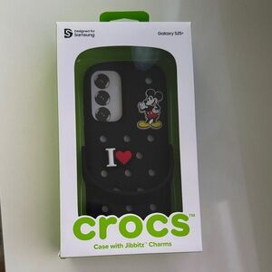 Samsung galaxy s25+ black crocs case